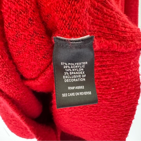 Torrid Pop Fizz Drink Sweater with Tinsel Christmas New Years Holiday Size 3 - Picture 6 of 7